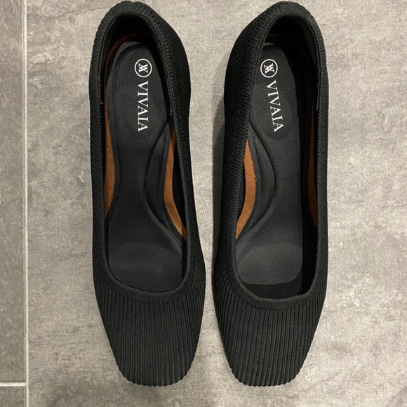 Vivaia Square Toe Chunky Heels EUR 36.5 - Picture 3 of 4